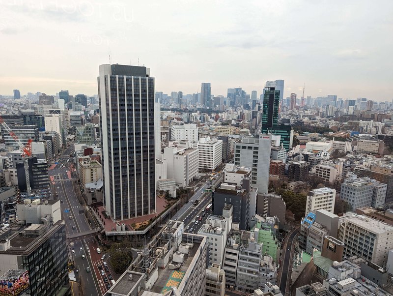 shibuya from the google tokyo office